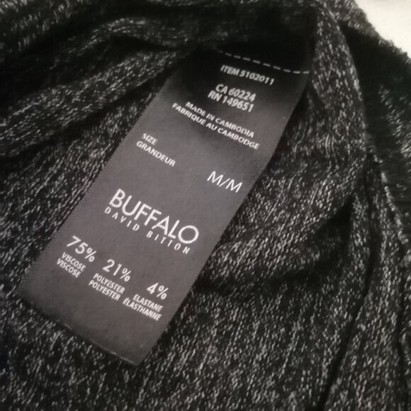 🇨🇦 Buffalo David Bitton Oversized Raglan "Baseball Style" Longsleeve - Picture 4 of 7